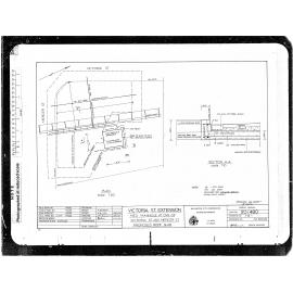Victoria Street Extension, Municipal Electricity Department Manhole at Corner of Mercer Street & Victoria Street, North East Corner, Roof Slab, see 20/480A amended