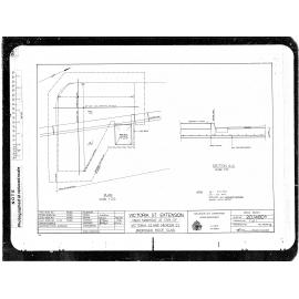 Victoria Street Extension, Municipal Electricity Department Manhole at Corner of Mercer Street & Victoria Street, amended design
