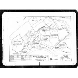 Quarry Management Plan, Kiwi Point 1980 to 1984