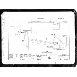 Victoria Street Service Lane, Drainage