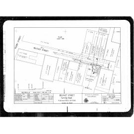 Belfast Street, Turning Head, Plan and Cross Section
