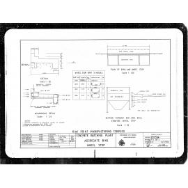 Kiwi Point Manufacturing Complex, Concrete Batching Plant, Aggregate Bins, Wheel Stop