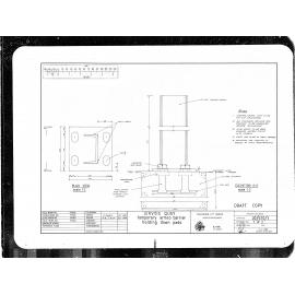 Jervois Quay, Temporary armco barrier holding down pads