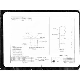Jervois Quay, Temporary armco barrier holding down pads