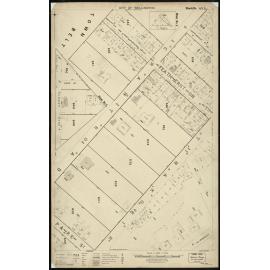Thomas Ward survey map of Wellington City, sheets 2, 3, 4