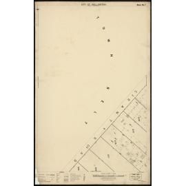 Thomas Ward survey map of Wellington City, sheet 7