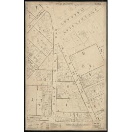 Thomas Ward survey map of Wellington City, sheet 9