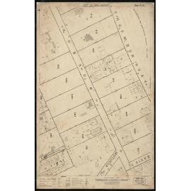 Thomas Ward survey map of Wellington City, sheet 10