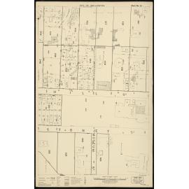 Thomas Ward survey map of Wellington City, sheet 15