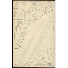 Thomas Ward survey map of Wellington City, sheet 17