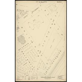 Thomas Ward survey map of Wellington City, sheet 23