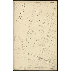 Thomas Ward survey map of Wellington City, sheet 25