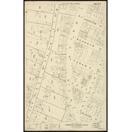 Thomas Ward survey map of Wellington City, sheet 26