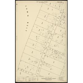 Thomas Ward survey map of Wellington City, sheet 28