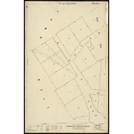 Thomas Ward survey map of Wellington City, sheet 44
