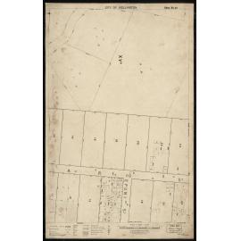Thomas Ward survey map of Wellington City, sheet 45