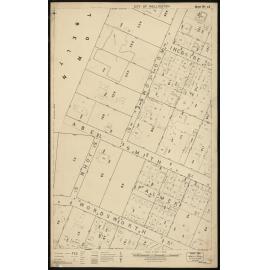 Thomas Ward survey map of Wellington City, sheet 46