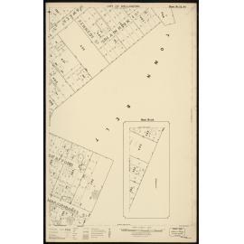 Thomas Ward survey map of Wellington City, sheet 53, 64