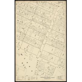Thomas Ward survey map of Wellington City, sheet 60