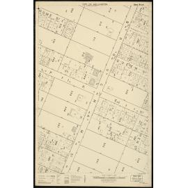 Thomas Ward survey map of Wellington City, sheet 62
