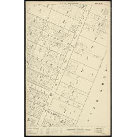 Thomas Ward survey map of Wellington City, sheet 63