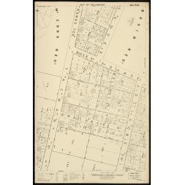 Thomas Ward survey map of Wellington City, sheet 68
