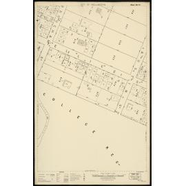 Thomas Ward survey map of Wellington City, sheet 70