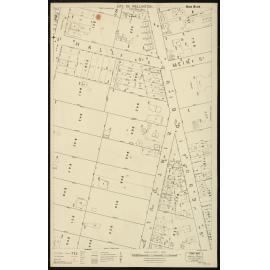 Thomas Ward survey map of Wellington City, sheet 84