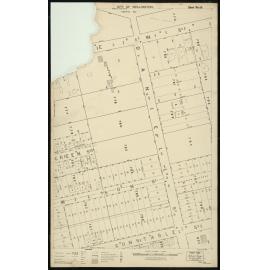 Thomas Ward survey map of Wellington City, sheet 85