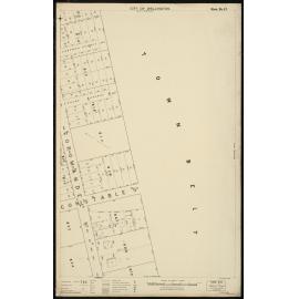 Thomas Ward survey map of Wellington City, sheet 87