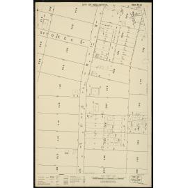 Thomas Ward survey map of Wellington City, sheet 89