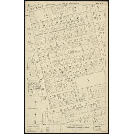 Thomas Ward survey map of Wellington City, sheet 90