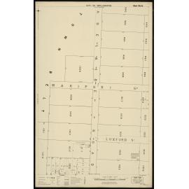 Thomas Ward survey map of Wellington City, sheet 94