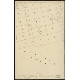 Thomas Ward survey map of Wellington City, sheet 97