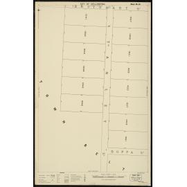 Thomas Ward survey map of Wellington City, sheet 99