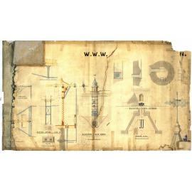 Karori Dam, Lower Dam Details - Circa 1874