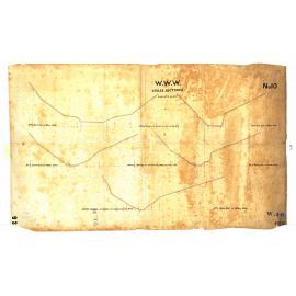Karori Dam, Cross Sections, Sheet 10 - Circa 1874
