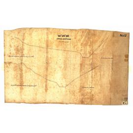 Karori Dam, Cross Sections, Sheet 12 - Circa 1874