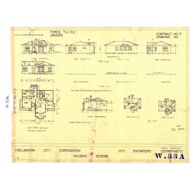 Karori Reservoir, housing scheme - September 1946