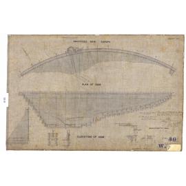 Proposed Dam, Karori, Sheet 1, Plan and Elevation - 15 March 1906
