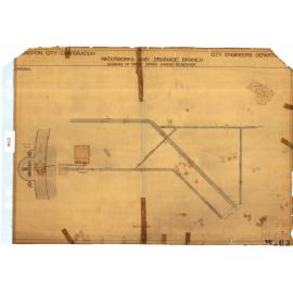 Upper Karori Reservoir, diagram of piping - 06 December 1932