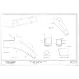 Karori Reservoir, plan of chamber and spillway, and north portal tunnel - April 1949