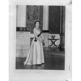 Wellington Public Library: Commonwealth Room, signed portrait of Queen Elizabeth II