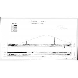 Mount Victoria Tunnel, sheet 22, progress plan