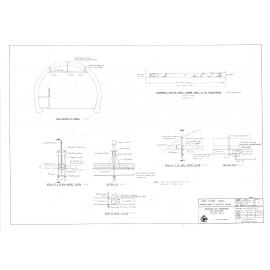 Mount Victoria Tunnel, remedial work to concrete ceiling, sheet 1