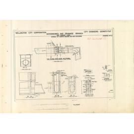 1937 sewage loan - Details at Martin Square manhole and diversion