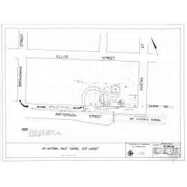 Mount Victoria duplication, pilot tunnel, site layout