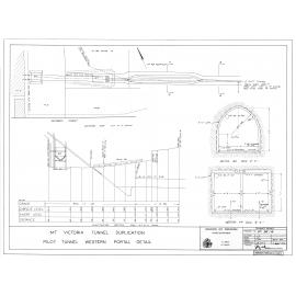 Mount Victoria Tunnel duplication, pilot tunnel, western portal detail