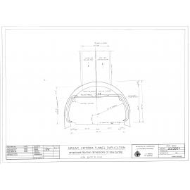 Mount Victoria Tunnel duplication, proposed internal dimensions of new tunnel