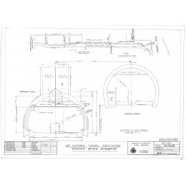 Mount Victoria Tunnel duplication, proposed general arrangement
